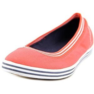 Nautica Canvas Slip On Women US 8 Pink Flats
